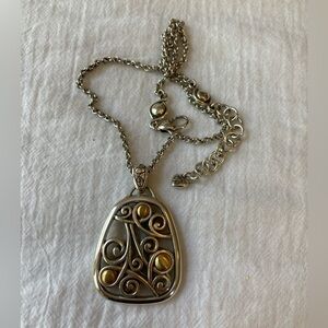 Brighton Two Tone Pendant‎ Necklace